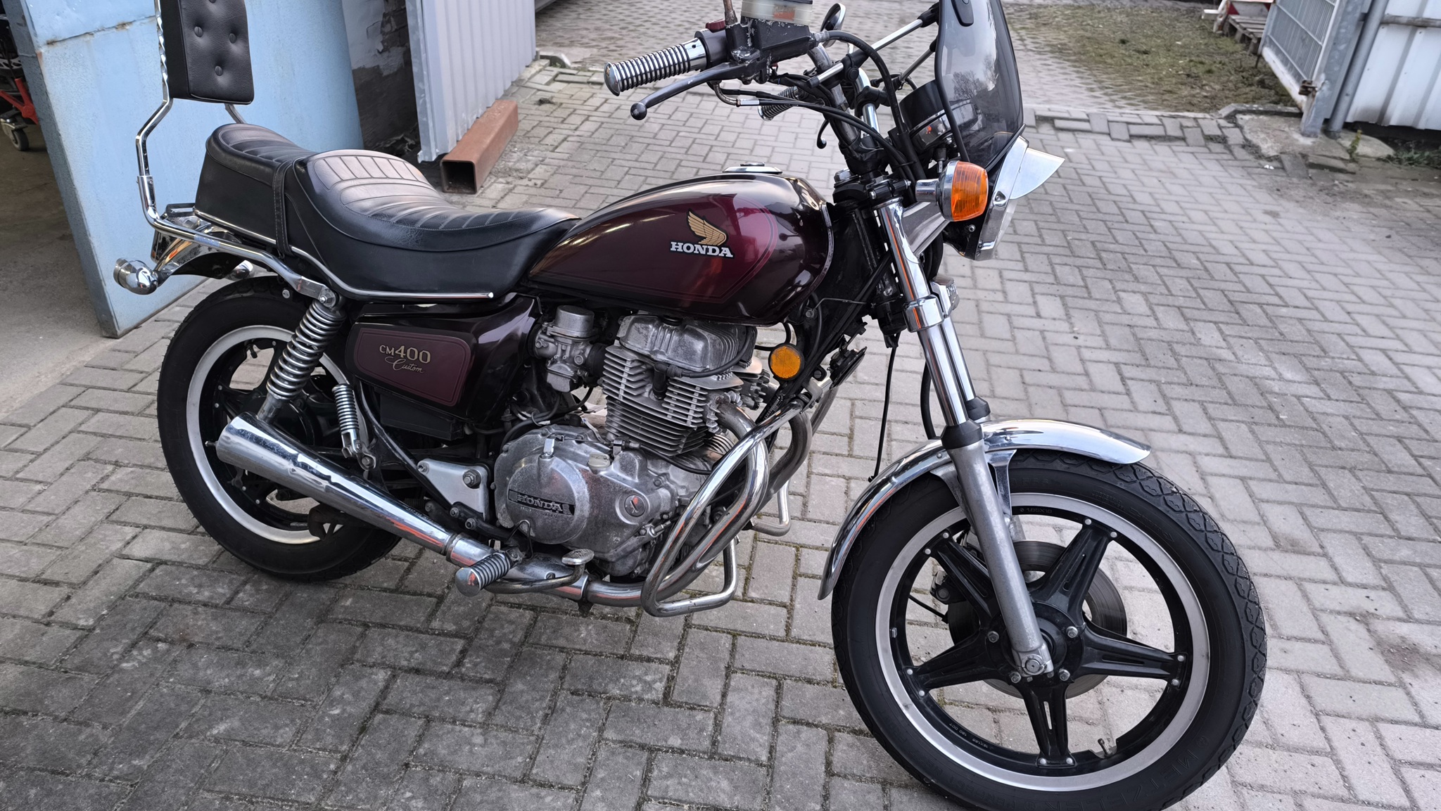Meine Honda CM 400. 